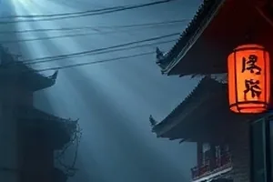夜戏码头的雨具道具与灯光位示意